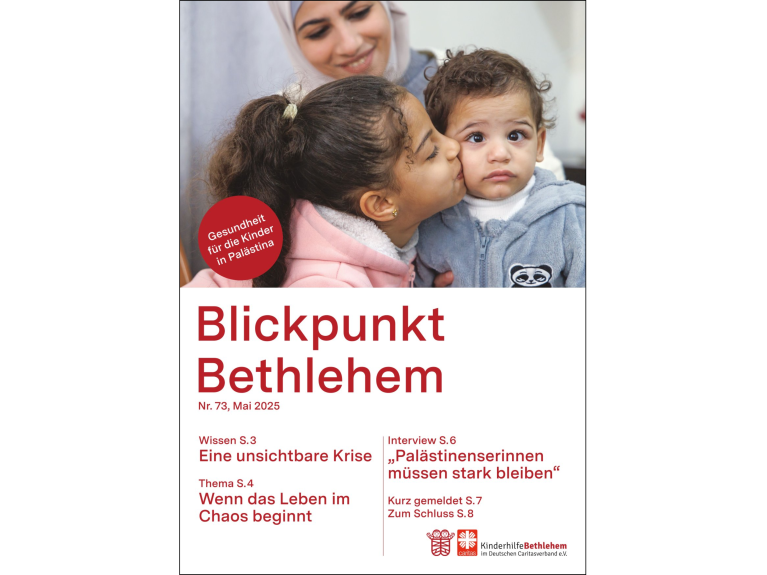 „Blickpunkt Bethlehem", Ausgabe 73 „Blickpunkt Bethlehem", Ausgabe 73