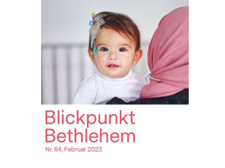 „Blickpunkt Bethlehem", Ausgabe 64 Cover Blickpunkt Bethlehem 64