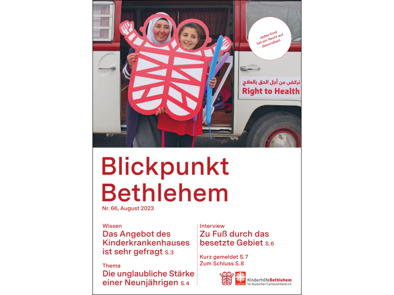 „Blickpunkt Bethlehem", Ausgabe 66 „Blickpunkt Bethlehem", Ausgabe 66
