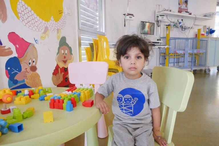 Seit ihrer Geburt Patientin im Caritas Baby Hospital Seit ihrer Geburt Patientin im Caritas Baby Hospital