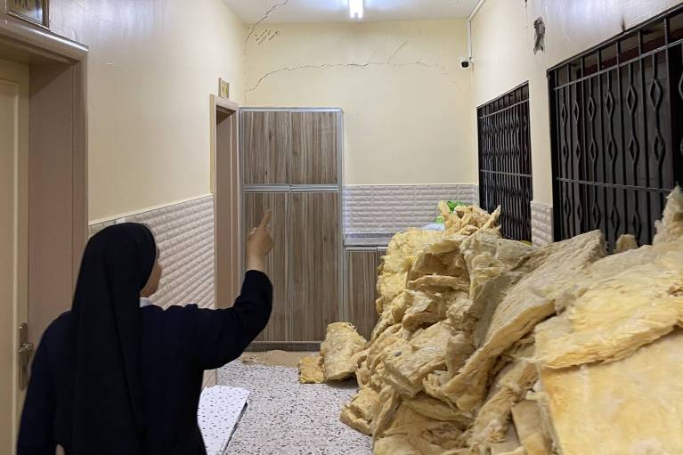Unterstützung beim Wiederaufbau einer Schule in Gaza Unterstützung beim Wiederaufbau einer Schule in Gaza