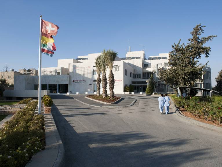 Außenansicht des Caritas Baby Hospitals