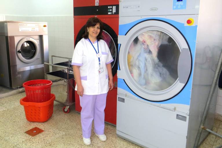 Ihren Platz gefunden Samia Qassis - Caritas Baby Hospital