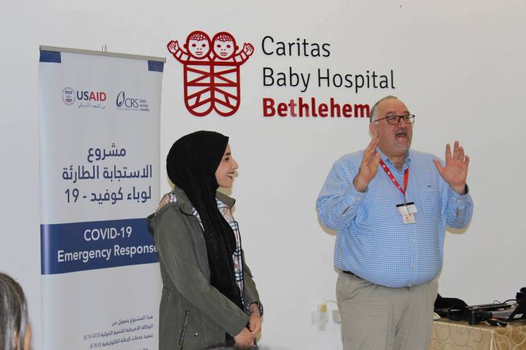 Abschlussfeier des COVID-19 Emergency Response Project Corona-Hilfsprojekt im Caritas Baby beendet