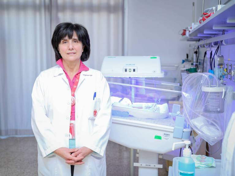 Dr Hiyam Marzouqa, die Chefärtzin.