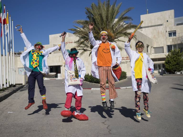 Spital-Clowns - Kinderhilfe Bethlehem