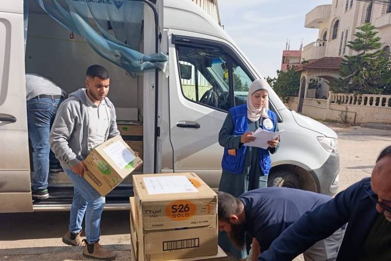 Nothilfe im Westjordanland: Spezialnahrung erreicht Tubas