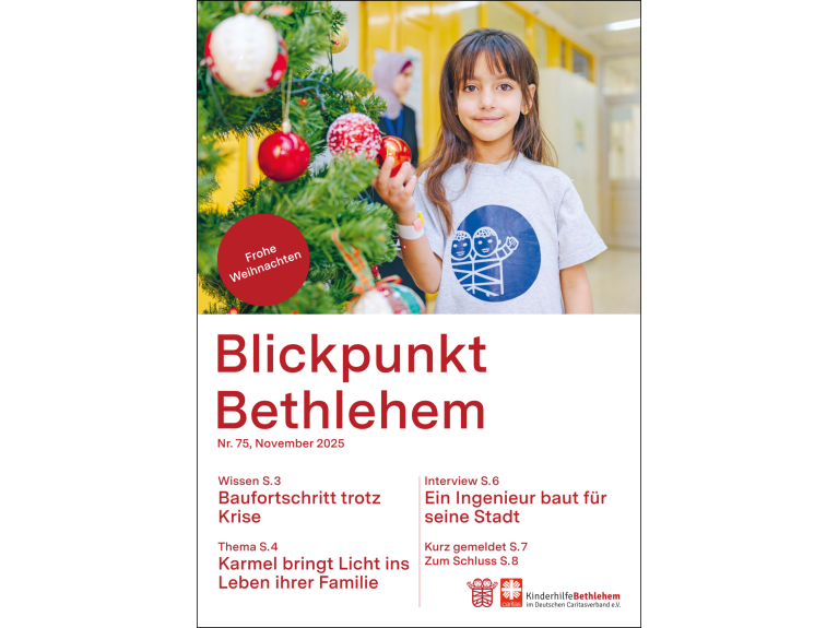 Aktuelles Magazin „Blickpunkt Bethlehem", Ausgabe 75